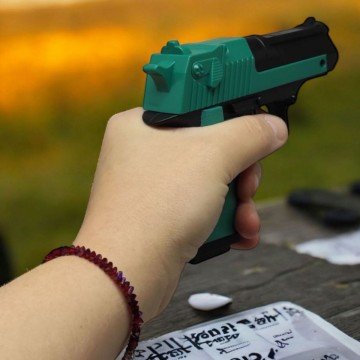 Фото1.Водний пістолет міні (13 см), мікс видів