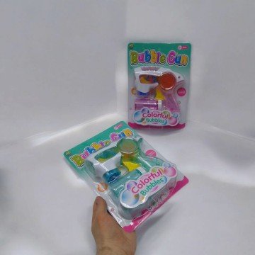 Фото1.Пістолет для пускання мильних бульбашок (рожевий)