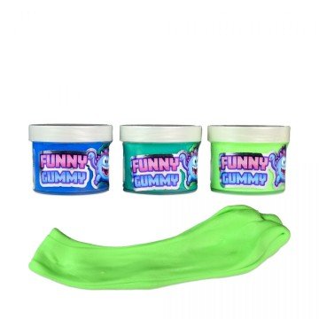 Фото1.Тягуча маса Funny Gummy (Фані гамі), мікс видів