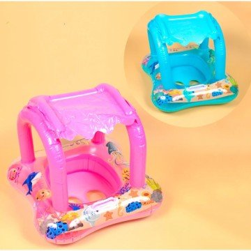 Фото1.Надувне коло з сидінням Будиночок 55 см