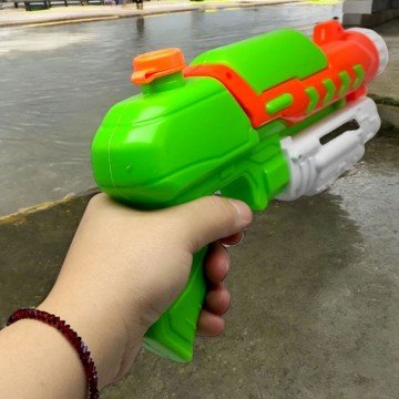 Фото1.Водяний пістолет, довжина - 30 см (синій)