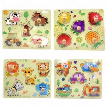 Фото2.Вкладиші деревʼяні (МІКС ВИДІВ), 18х15 см