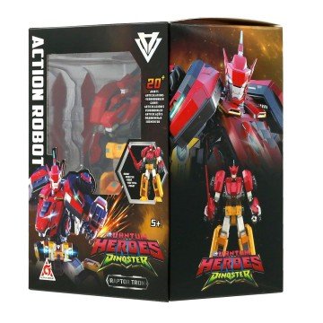 Фото1.Фігурка DINOSTER - РАПТОР ТРОН (12,7 см, з аксес.)