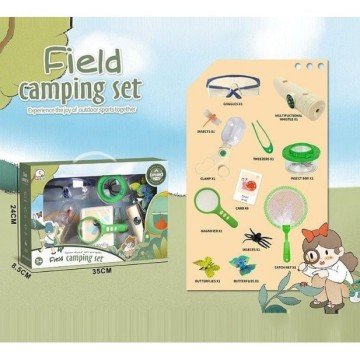 Фото1.Набір дослідника (мультиінструмент, щипці, ловець, захисні окуляри, лупа, павук, скорпіон, комаха, с