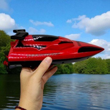 Фото1.Катер на радіокеруванні (червоний) 28 см (акумулятор)