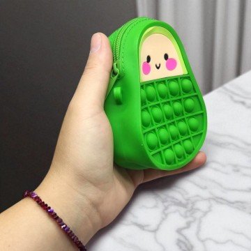 Фото1.Дитяча сумочка POP IT (силікон) зелений