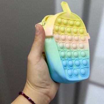 Фото1.Дитяча сумочка POP IT бабл-ті, мікс