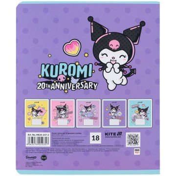 Фото2.Зошит 18 арк., лін., софт-тач + УФ лак, HK-2