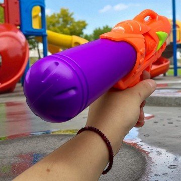 Фото1.Водний пістолет, знімний балон (МІКС ВИДІВ)