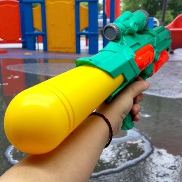 Фото1.Водна зброя ПОМПОВИЙ, 46 см (Блакитний)