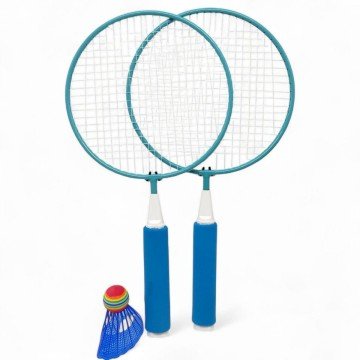 Фото1.ДИТЯЧІ РАКЕТКИ ДЛЯ БАДМІНТОНУ 43 СМ В СІТЦІ (РОЖЕВІ)