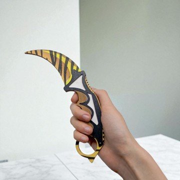 Фото1.Сувенірний ніж, модель «КЕРАМБІТ ТИГР»