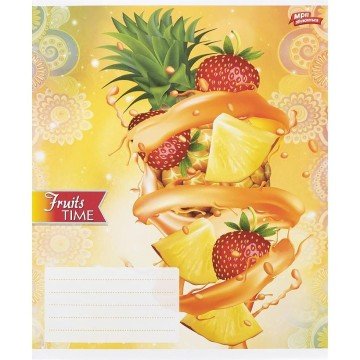 Фото1.Зошит кольоровий 18 аркушів, лінія (20 штук в упаковці)