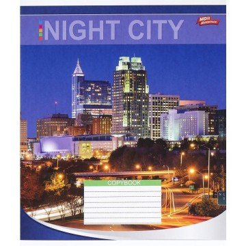 Фото1.Зошит кольоровий 18 аркушів, лінія (20 штук в упаковці)