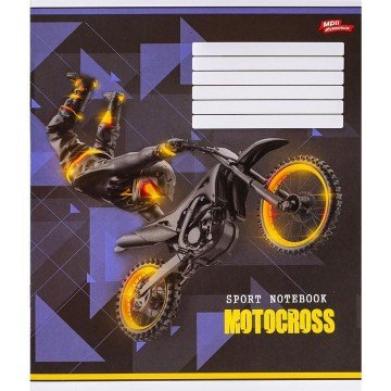 Фото1.Зошит кольоровий 18 аркушів, лінія (20 штук в упаковці)