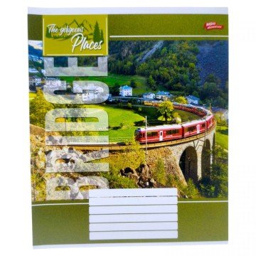 Фото1.Зошит кольоровий 36 аркушів, клітинка 3427 N