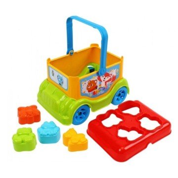 Фото1.Іграшка «Автобус-сортер ТехноК»