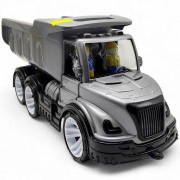 Фото1.Пластикова машинка Самоскид Mati, (СІРИЙ)