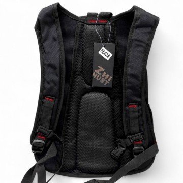 Фото1.Рюкзак шкільний, 30х43х15 см (ЧОРНИЙ З ЗЕЛЕНИМ)