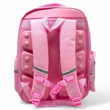 Фото1.Рюкзак шкільний, 32×41×15 см (РОЖЕВИЙ)