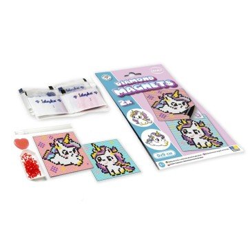 Фото1.Набір з алмазною мозаїкою на магнітній основі для дітей 