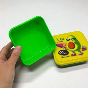 Фото1.Ланчбокс, пластиковий 490 мл