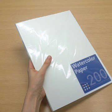 Фото1.Папір для акварелі 200г/м2, А4(210*297), 30арк.