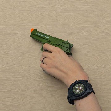 Фото1.Військовий набір арт. CH555A-4 (288шт/2) зброя,годинник, короб. 17,5 * 3,8 * 12см