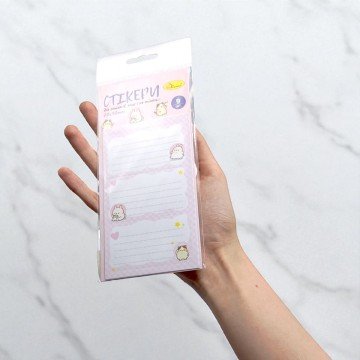 Фото1.Набір стікерів для зошитів та книг, 9 шт (ВИД 5) Апельсин (273402)