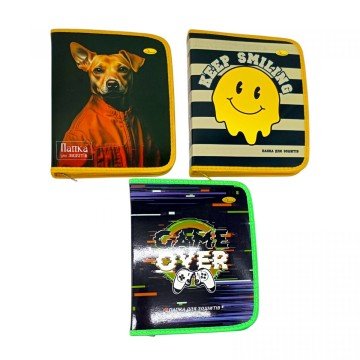 Фото1.Папка для зошитів на блискавці (Хлопчачий мікс)