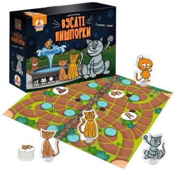 Фото1.Гра настільна Vladi Toys маршрутна. Вусаті нишпорки (укр)
