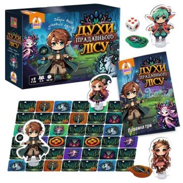 Фото1.Гра настільна Vladi Toys розважальна. Духи прадавнього лісу