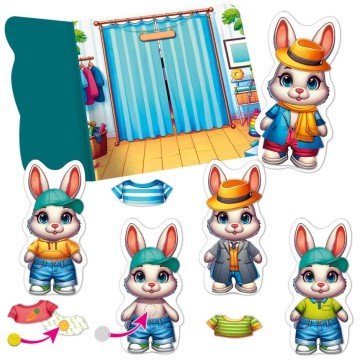 Фото1.Гра розвиваюча Vladi Toys з липучками 