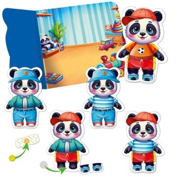 Фото1.Гра розвиваюча Vladi Toys з липучками 