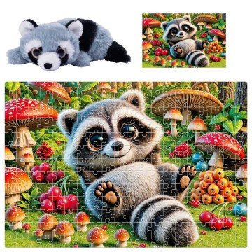 Фото1.Пазли з мʼякою іграшкою 