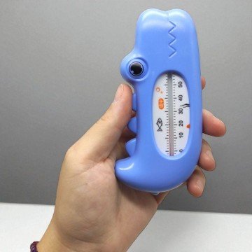 Фото1.Термометр для води Крокодил (СИНІЙ)