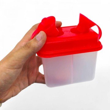 Фото1.Непроливайка подвійна з кришечками (СИНІЙ)