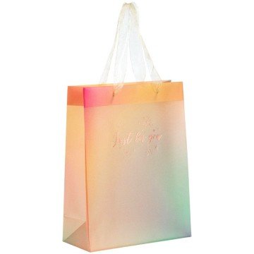 Фото1.Пакет пластиковий подарунковий 25х19см, Just for you-4