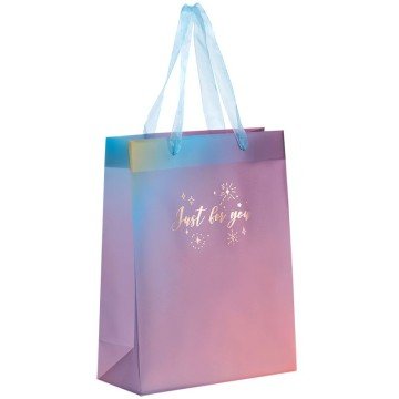 Фото1.Пакет пластиковий подарунковий 25х19см, Just for you-2