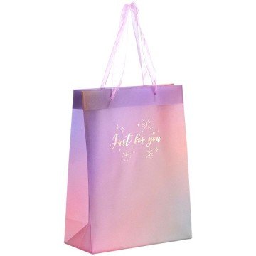 Фото1.Пакет пластиковий подарунковий 25х19см, Just for you-3