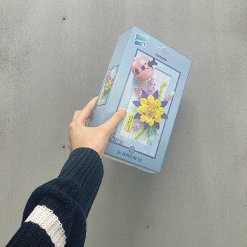 Фото1.Конструктор “Картина з квіточками”, 313 деталей, в коробці