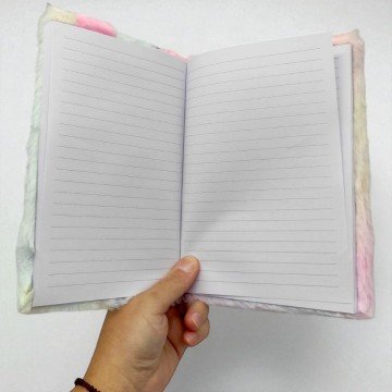 Фото2.Блокнот 15х22 см, хутряна обкладинка, у лінійку, в пакеті (ВИД 2)