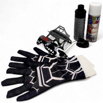 Фото1.Набір героя (балон з павутинням, браслет)