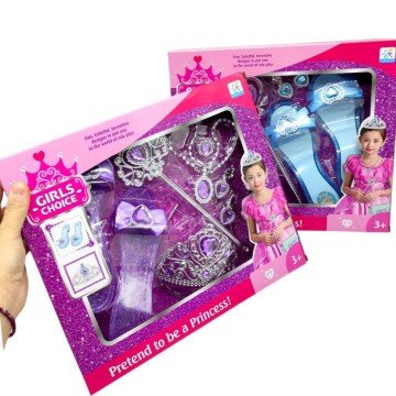 Фото1.Біжутерія, набір прикрас з взуттям (ФІОЛЕТОВА)