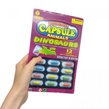 Фото1.Зростайки в капсулі на планшетці (ДИНОЗАВРИ)
