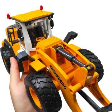 Фото1.Спецтехніка на радіокеруванні “Екскаватор”, підсвічування, акум. 3.7V, USB-кабель, пульт 40 MHz, мас