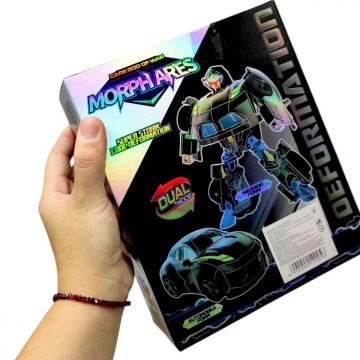 Фото2.Трансформер (робот/легкове авто) чорний