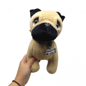 Фото1.М'яка іграшка Мопс стоячий 30 см