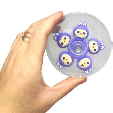 Фото1.Спінер гумовий ЛАБУБУ (БЛАКИТНИЙ)