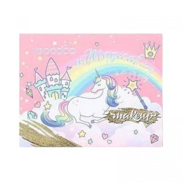 Фото1.Косметика 16 кольорів тіней, пензлик, дзеркальце, рум’яна, контуринг, в коробці